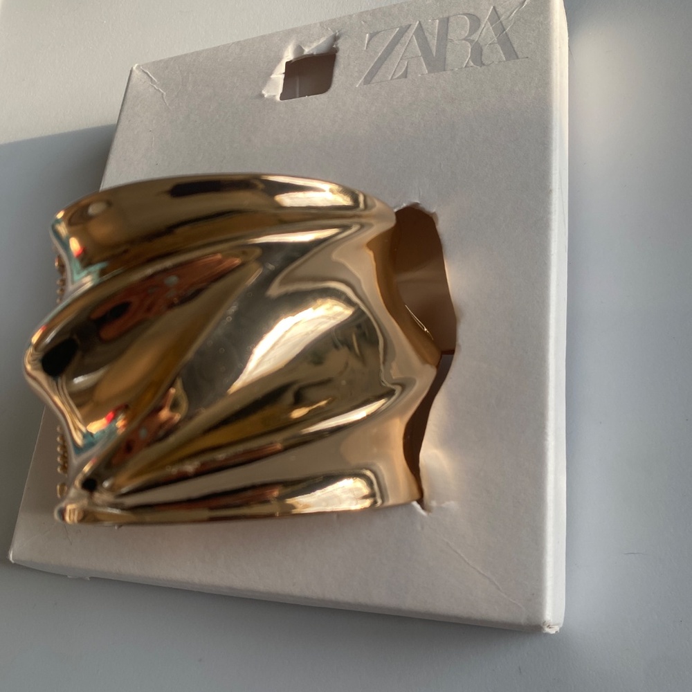 NWT Zara Wavy Metal Bracelet - Picture 5 of 9